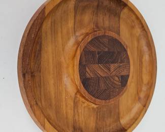 Lot #120 - Mid Century Dansk Teak Chip n Dip Tray