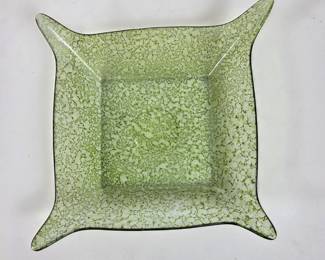 Lot #145 - Green Art Glass Bowl