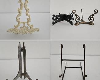 Lot #92 - Metal & Wood Display Stands
