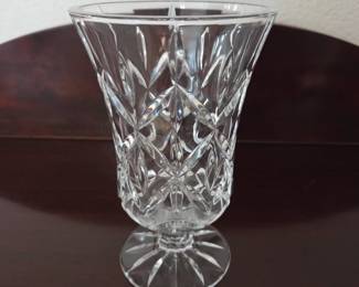 Lot #169 - Footed Crystal Vase