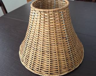Lot #206 - Like New Rattan Lamp Shade