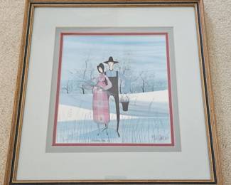 Lot #29 - P Buckley Moss Hand Signed & Numbered Limited Edition Lithograph "The Awakening"