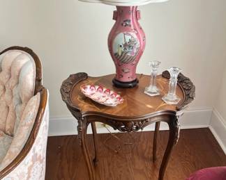 One of a pair of end tables- 1930-1940's