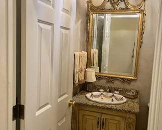 Guest bathroom - gorgeous mirror