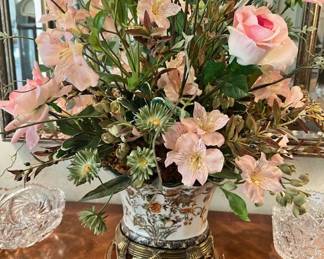 Beautiful flower arrangement in nice container