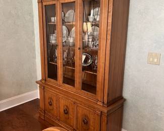 China cabinet - entire dining set has a wonderful Italian feel to it