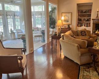 Sun room off of the den