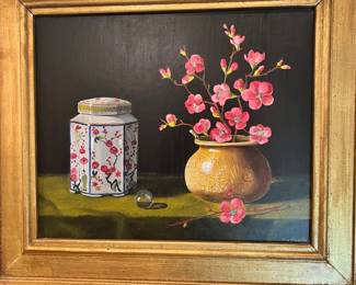 Mary Virginia Fuller oil on board