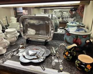 Droll pottery on the right