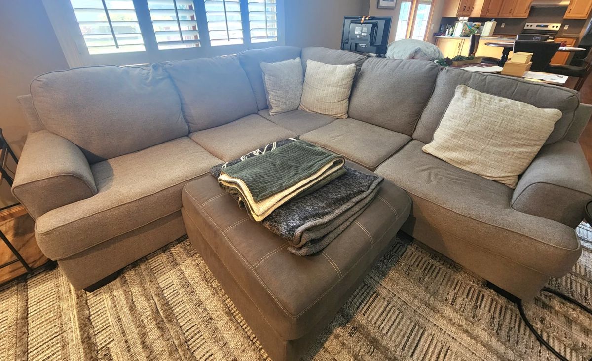 Gray sectional 