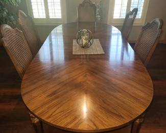 American of Martinsville dining table and chairs