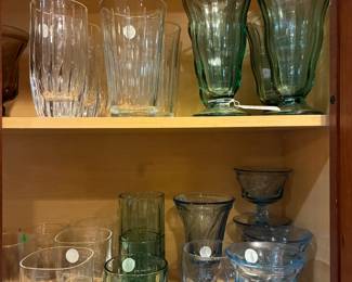Great selection of glassware
