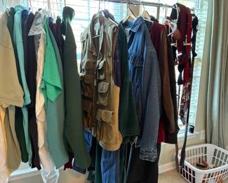 Selection of men's clothing