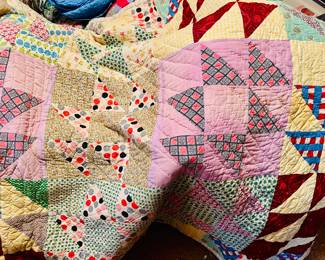 Vintage Flour Sack Quilt