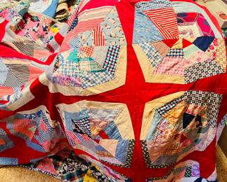 Vintage Flour Sack Quilt