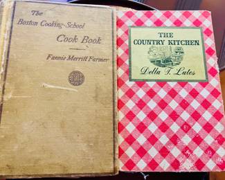 Fannie Farmer from 1914 and vintage cookbook