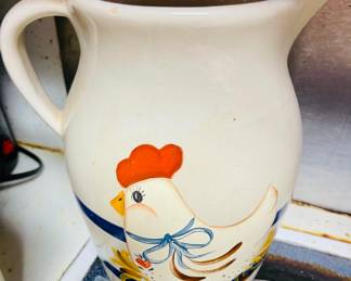 Vintage Chicken Pitcher