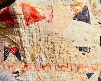 Vintage Flour Sack Quilt