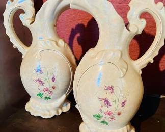 Pair of Vintage Ceramic Pitchers