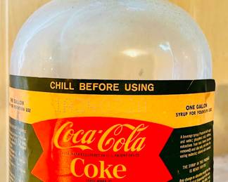 Vintage Coca-Cola Syrup Gallon Jug