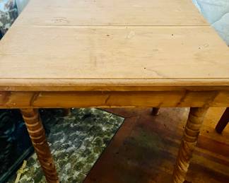 Antique end table