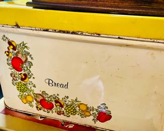 Vintage Spice of Life Metal Bread Box