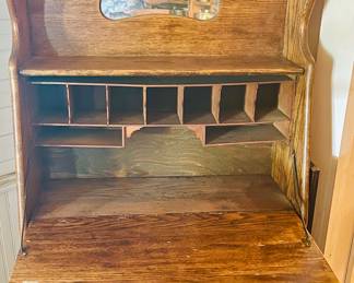 Antique Oak Secretary 