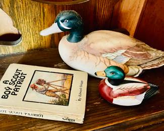 Vintage Ducks and Book