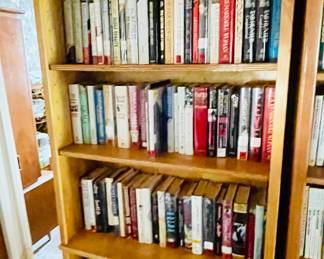 Bookshelf and books