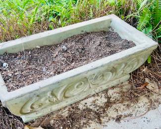 Concrete planter. There are two. 