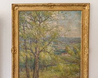 Owen Cullen Yates Signed Oil Painting Approx. 32" x 25"