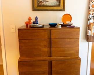 Irwin Oak Chest and Owen Cullen Yates Painting