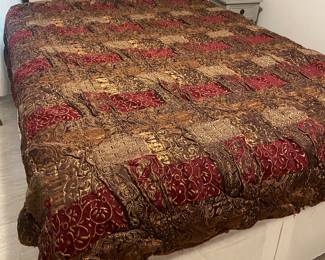 Metal full size bed frame $50, Queen mattress and boxspring$125