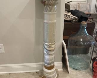 another beautiful onyx pedestal $280