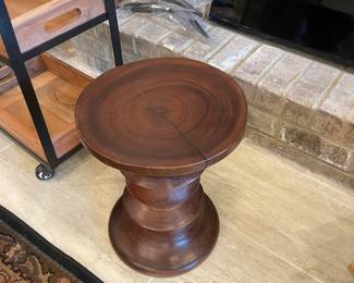 solid wood pedestal $50