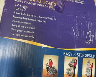 Artificial lighted tree $50