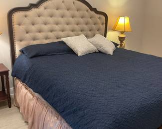 King bed , excellent condition pillow top mattress$650