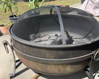 Metal fire pit $150, Large 36" diameter