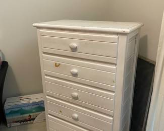 5 drawer chest $80