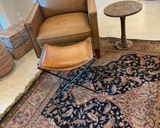 Leather club chair $300