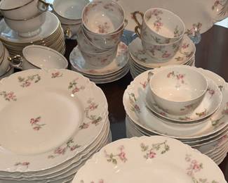 Large set of Antique Limoges China (pristine condition)