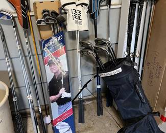 Assorted Golf Clubs