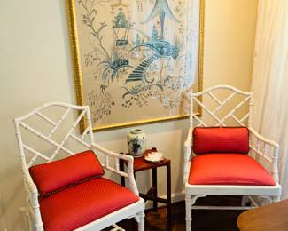 Chippendale Style Armchairs