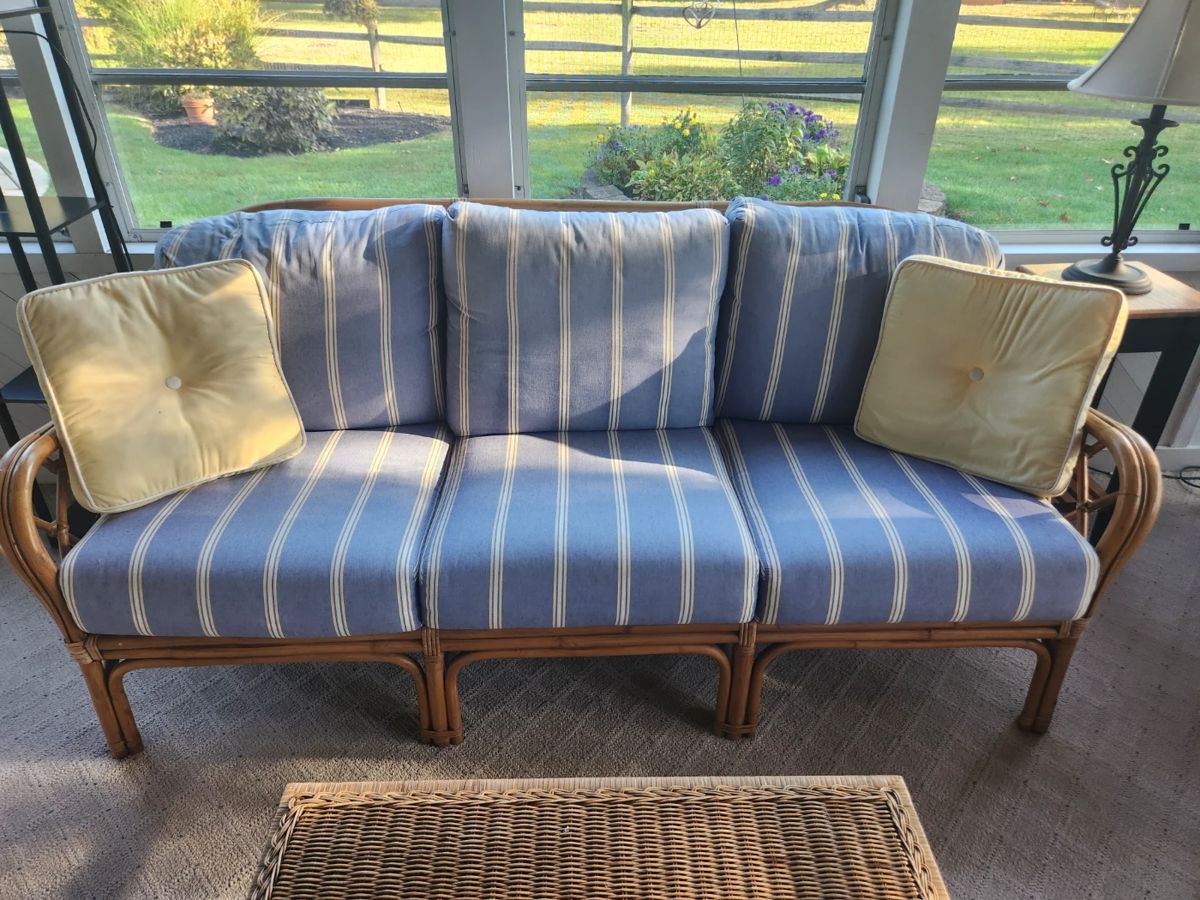 Rattan sofa