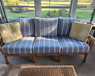 Rattan sofa