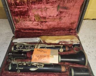 Vintage clarinet made in Paris