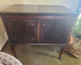 Brunswick phonograph console