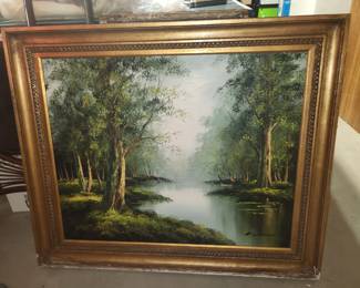 Wilson oil painting