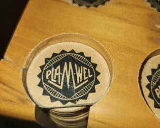 Vintage poker chip set