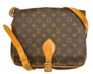 Louis Vuitton Monogram Cartouchiere MM Messenger Bag